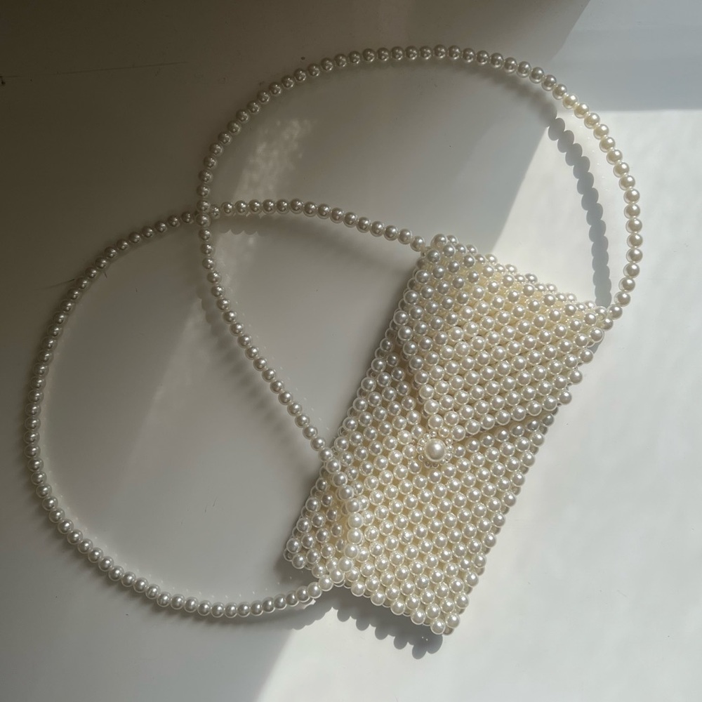 Zara Pearl Crossbody Bag